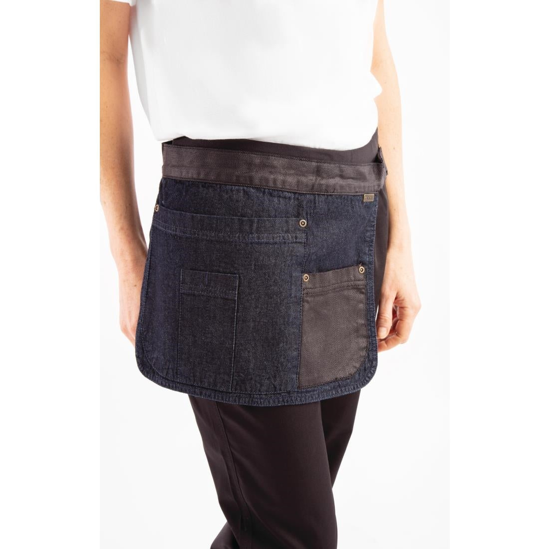 Chef Works Urban Indy Hipster Apron Navy/Black