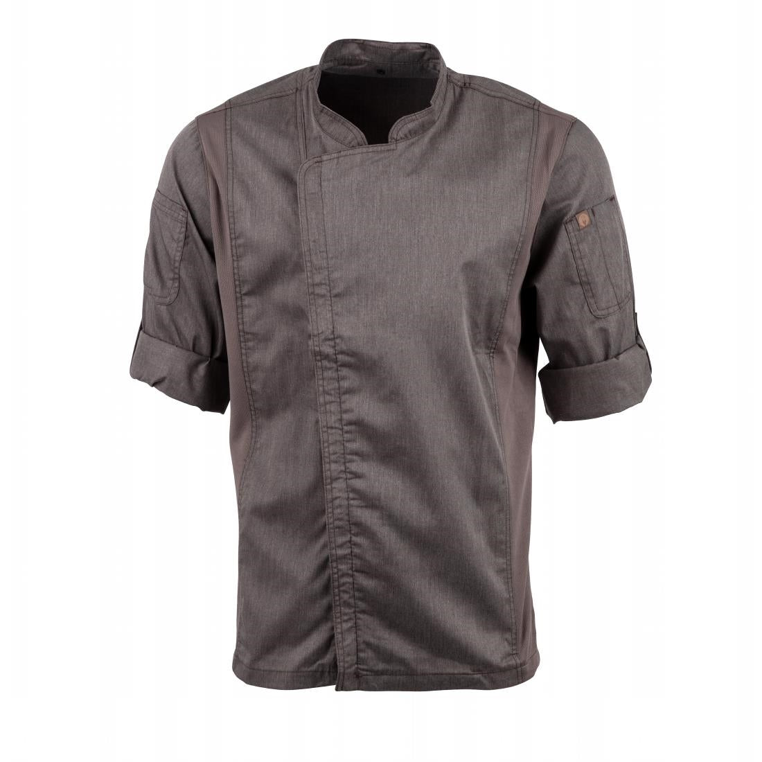Unisex Chef Works Hartford Unisex Chef Jacket Graphite 4XL