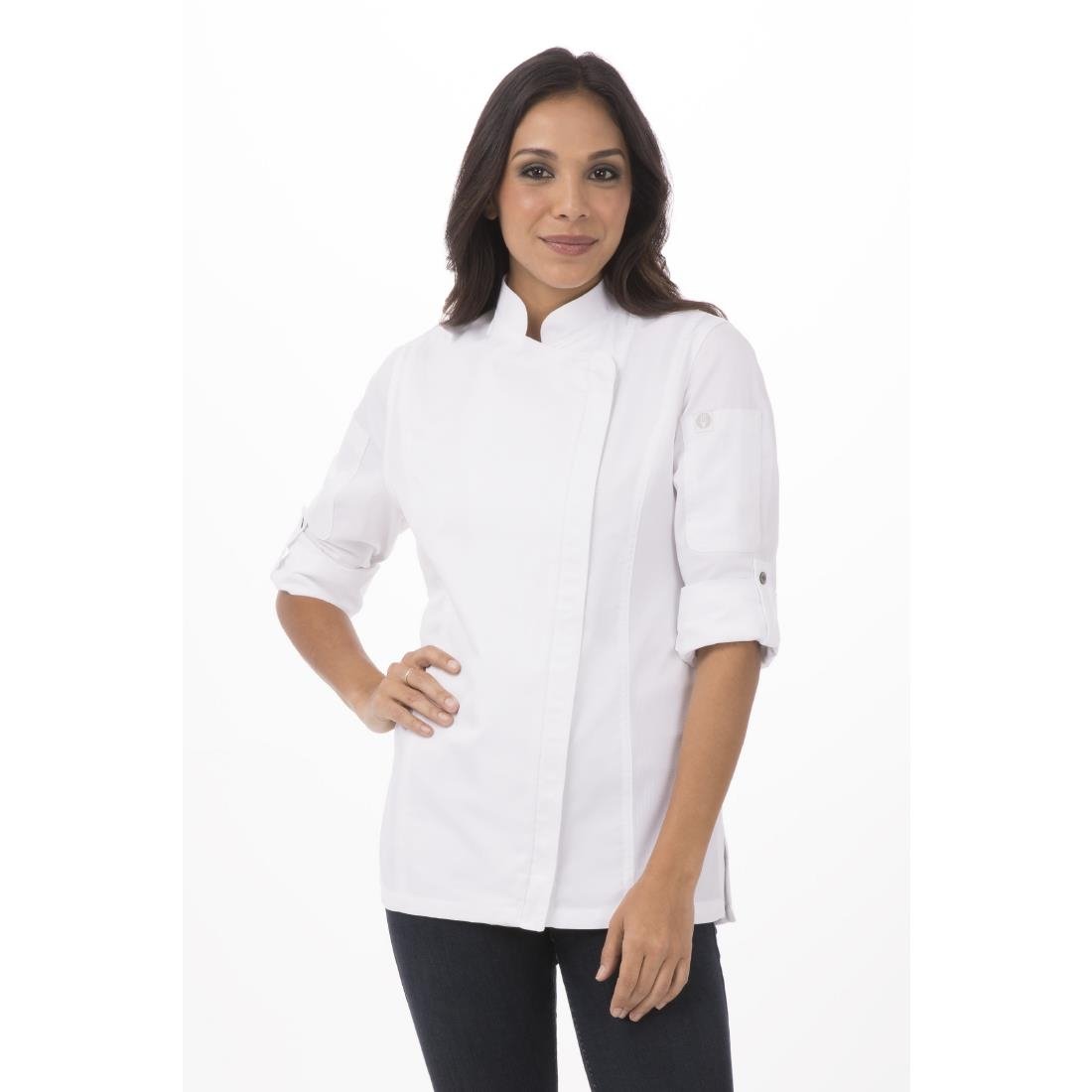 Chef Works Urban Hartford Womens Chef Jacket White 2XL