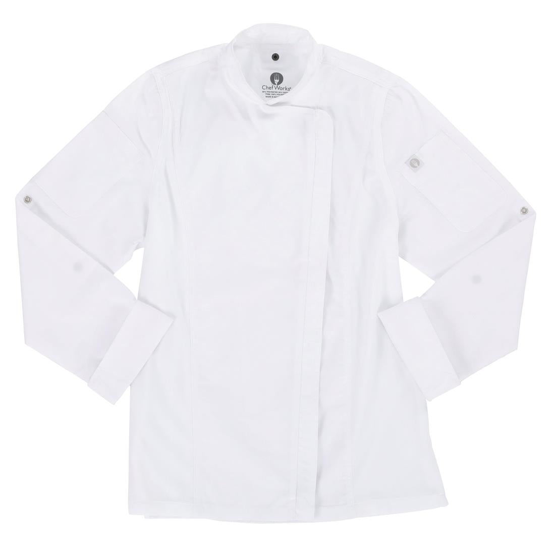 Chef Works Urban Hartford Womens Chef Jacket White XS