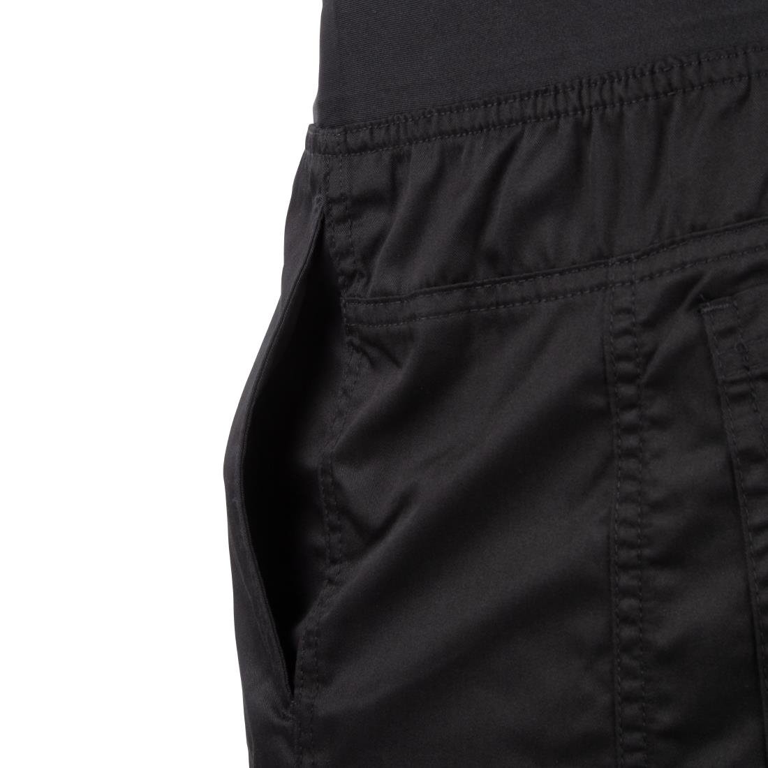 Chef Works Men's Lightweight Slim Trouser Black Size XL