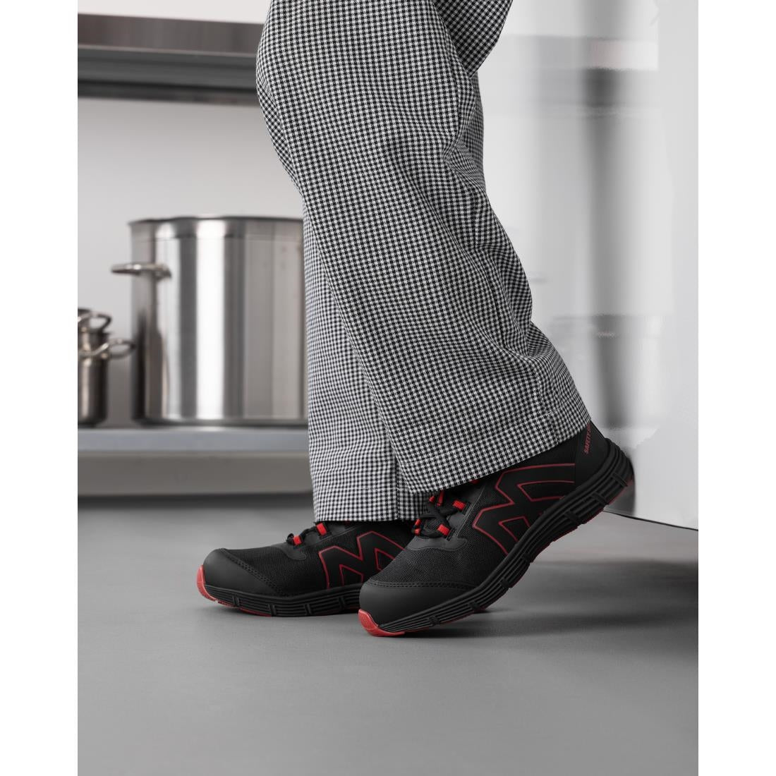 Slipbuster Mesh Safety Trainers Black 45