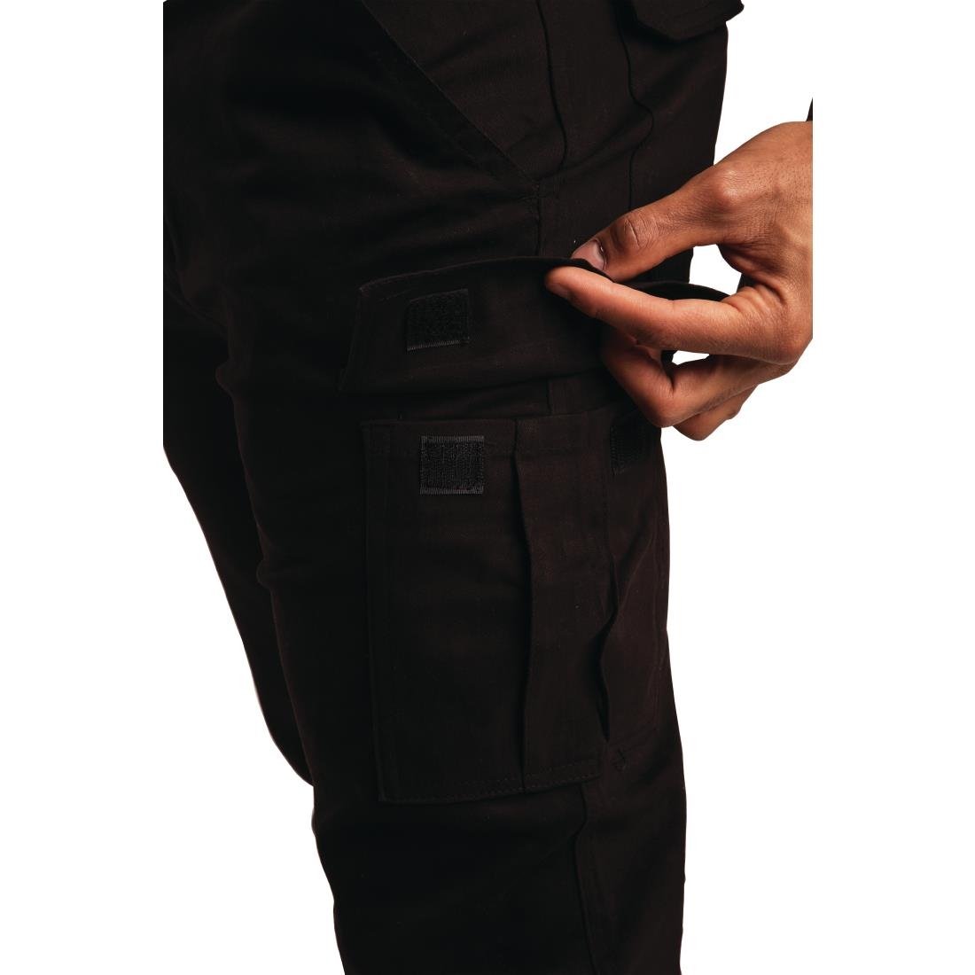 Portwest Stretch Slim Combat Trousers Black 42