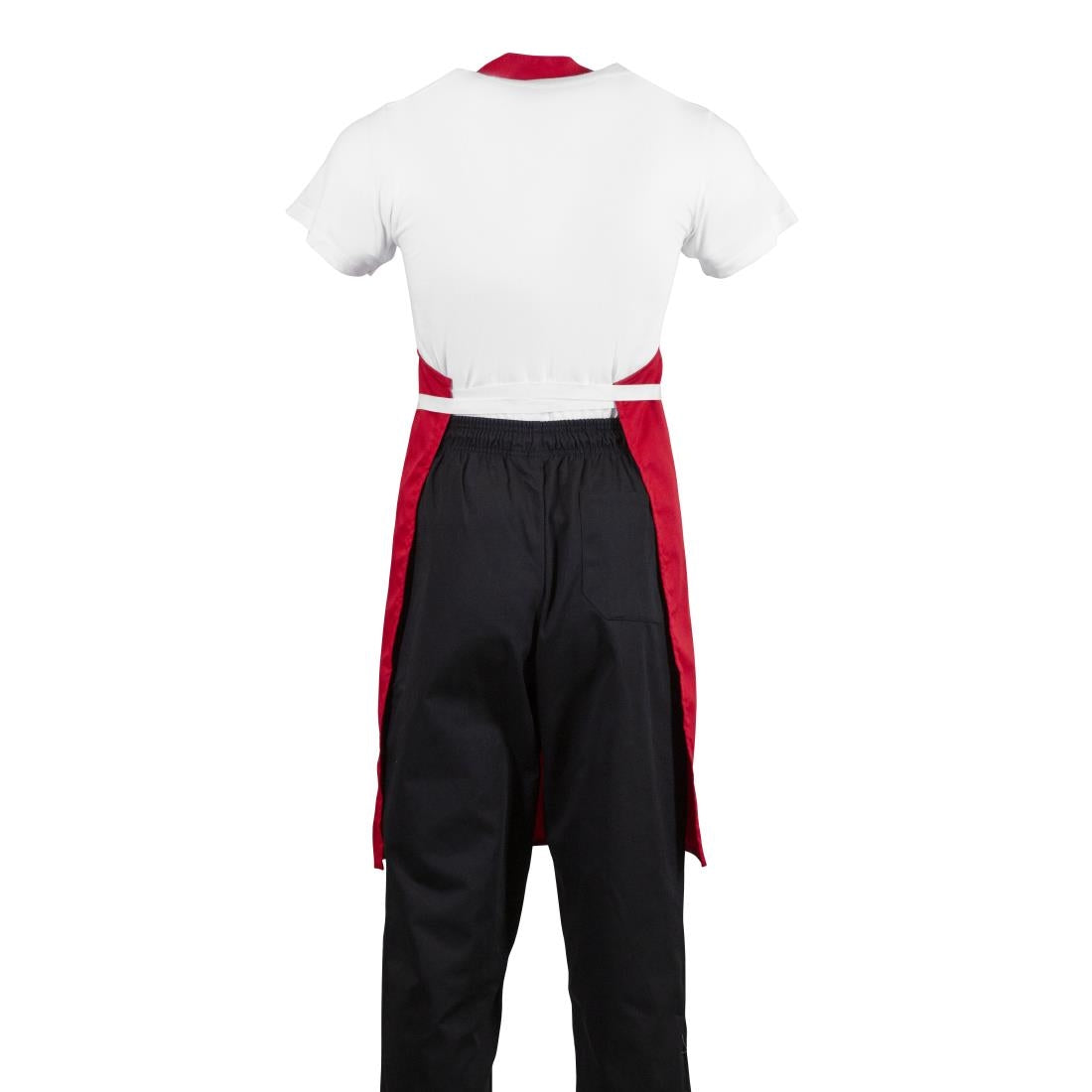 Whites Bib Apron Red