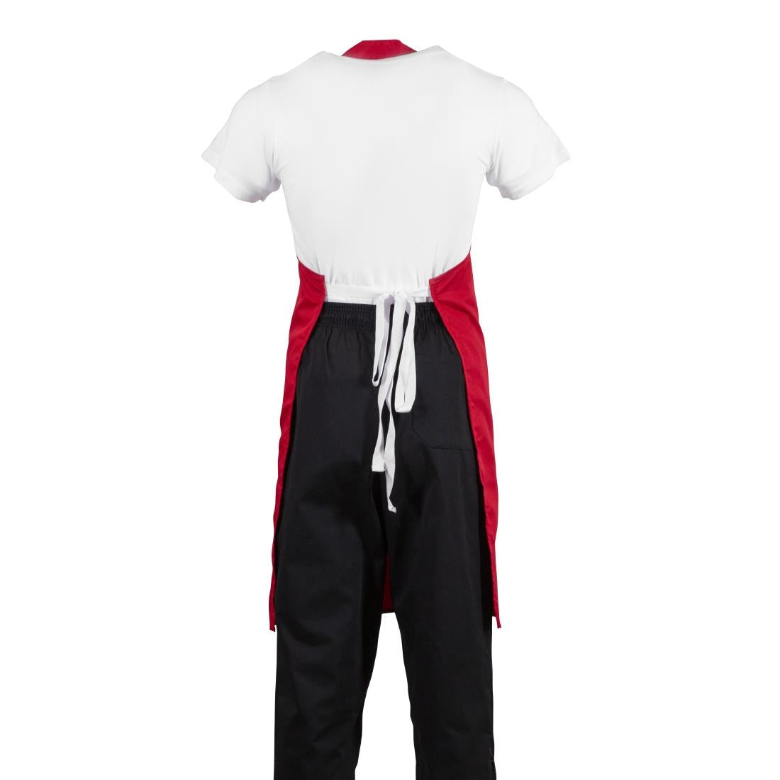 Whites Bib Apron Red