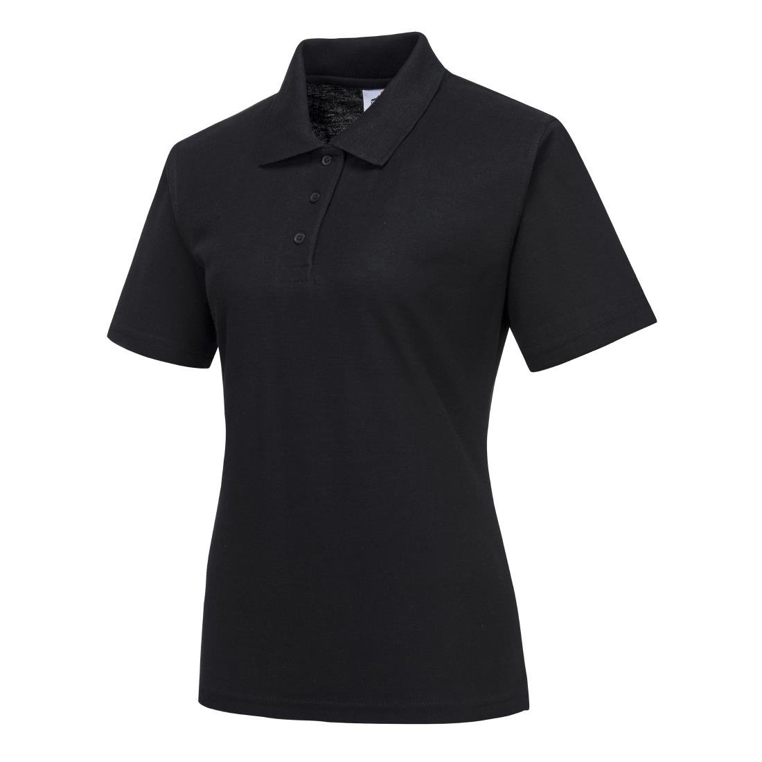 Ladies Polo Shirt Black S