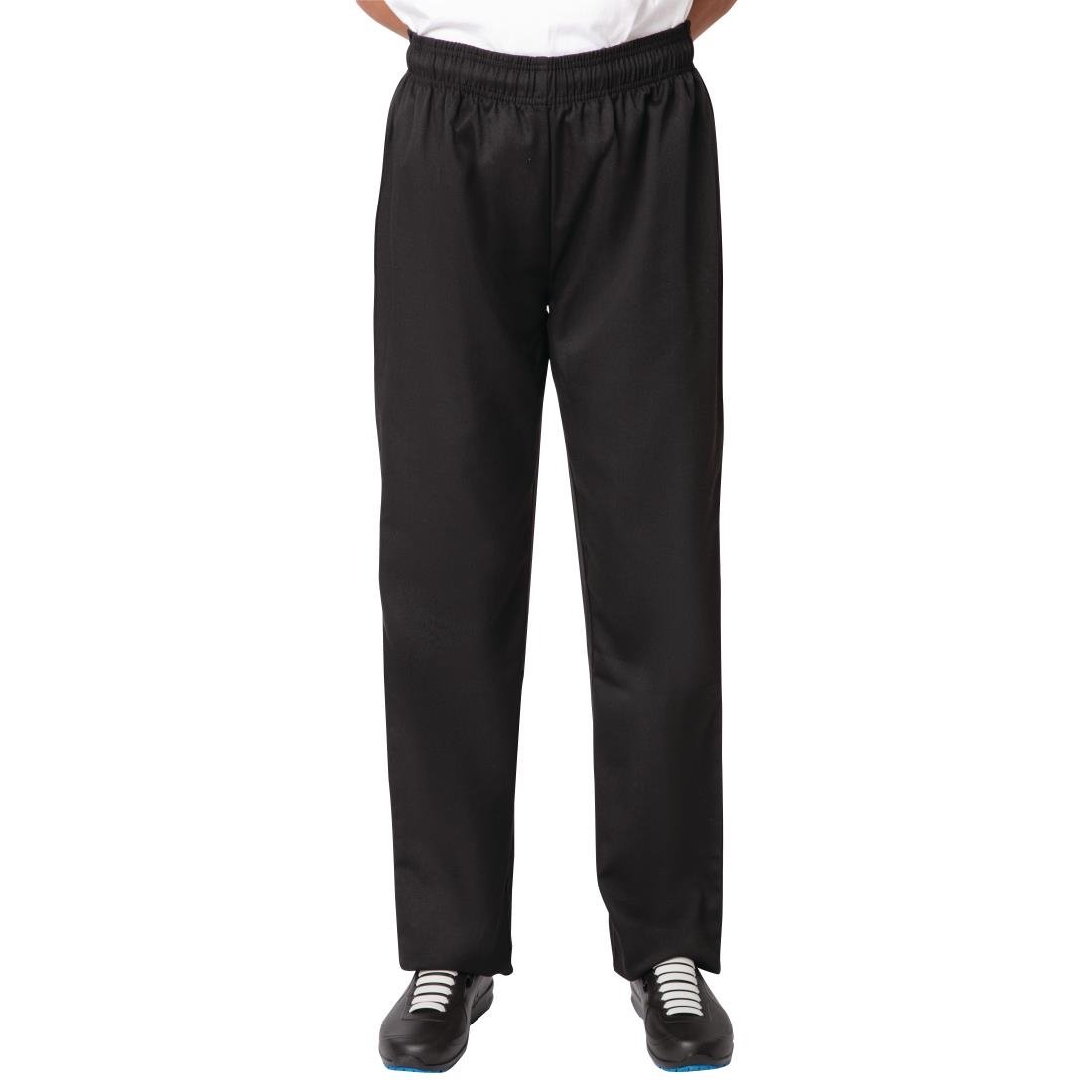 Nisbets Essentials Chef Trousers Black 2XL