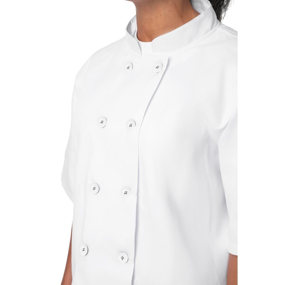 Nisbets Essentials Unisex Chef Jacket White 2XL (2 Pack)