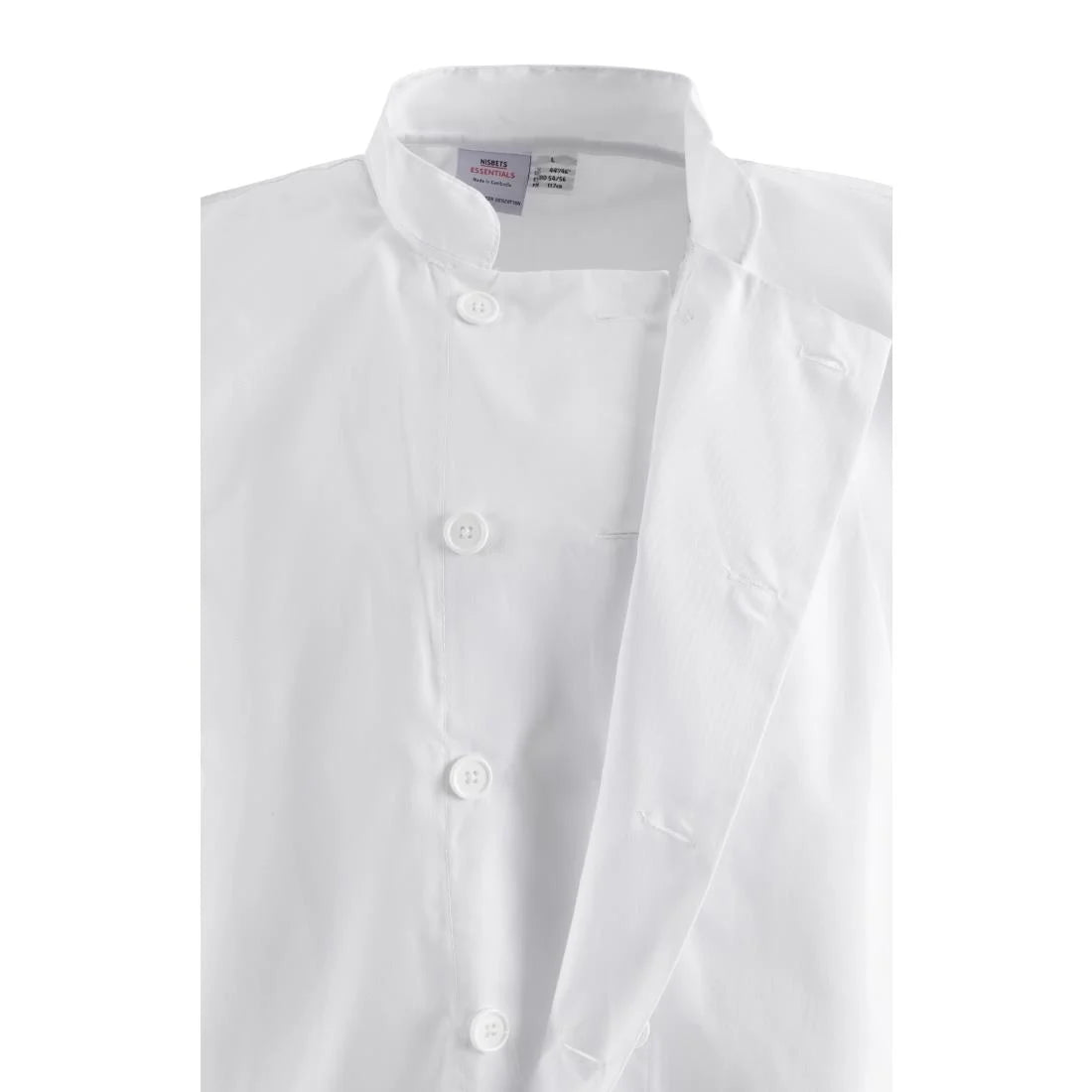 Nisbets Essentials Unisex Chef Jacket White XL (2 Pack)