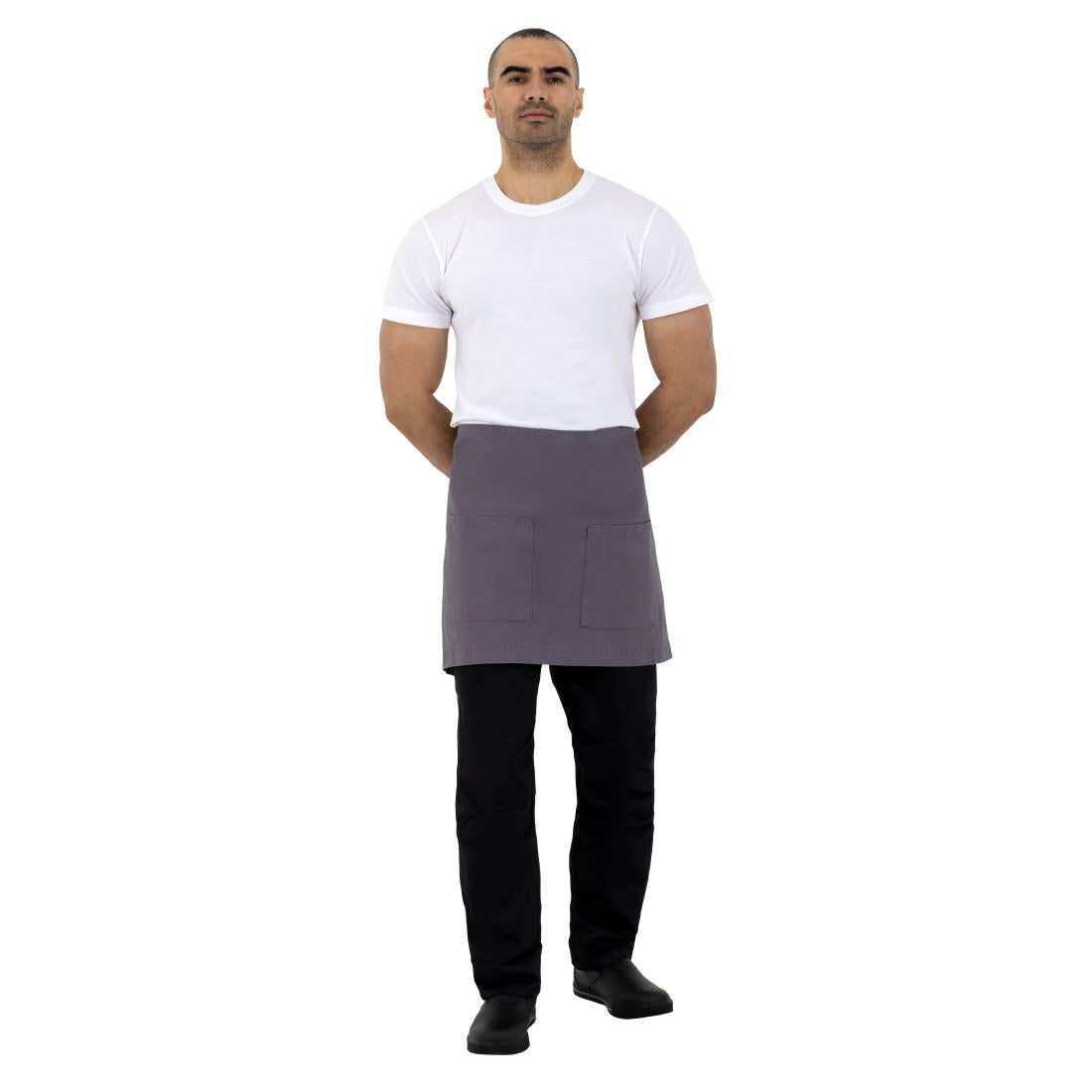 Southside Cotton Canvas Waist Apron Grey
