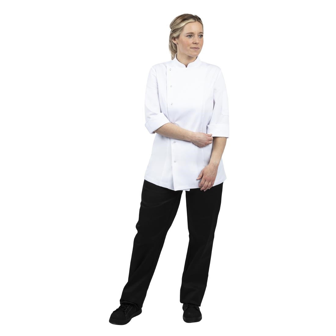 Whites Womens Fitted Chef Jacket White L