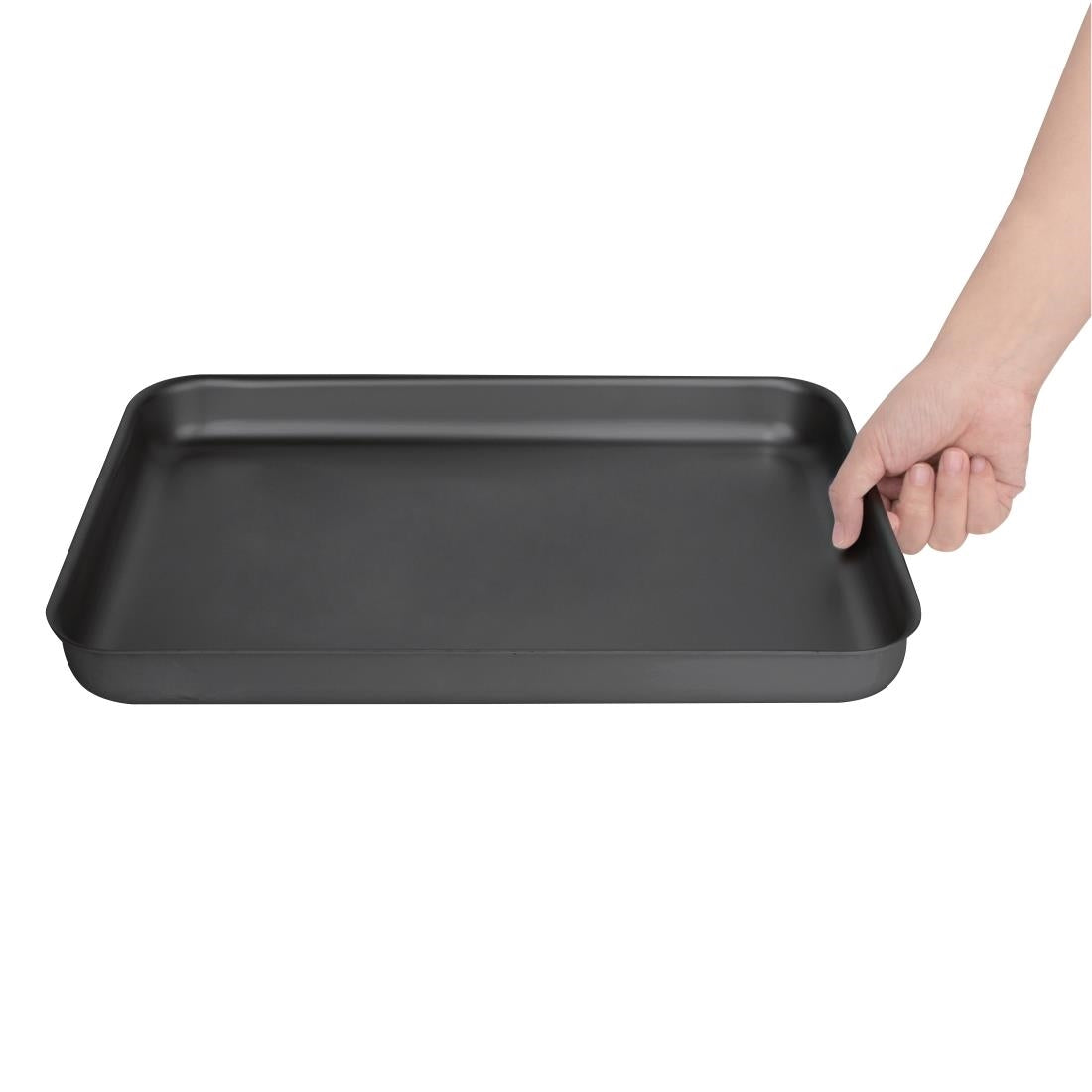 Vogue Anodised Aluminium Bakewell Pan 370x220mm