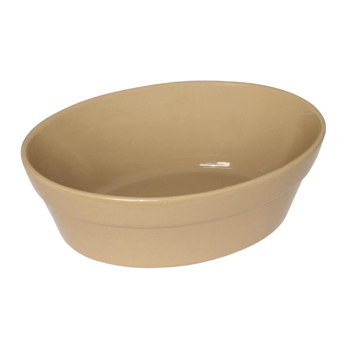 Olympia Stoneware Oval Pie Bowls 145x104mm (6 Pack)