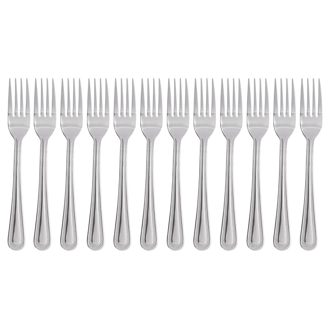 Olympia Bead Dessert Fork (12 Pack)