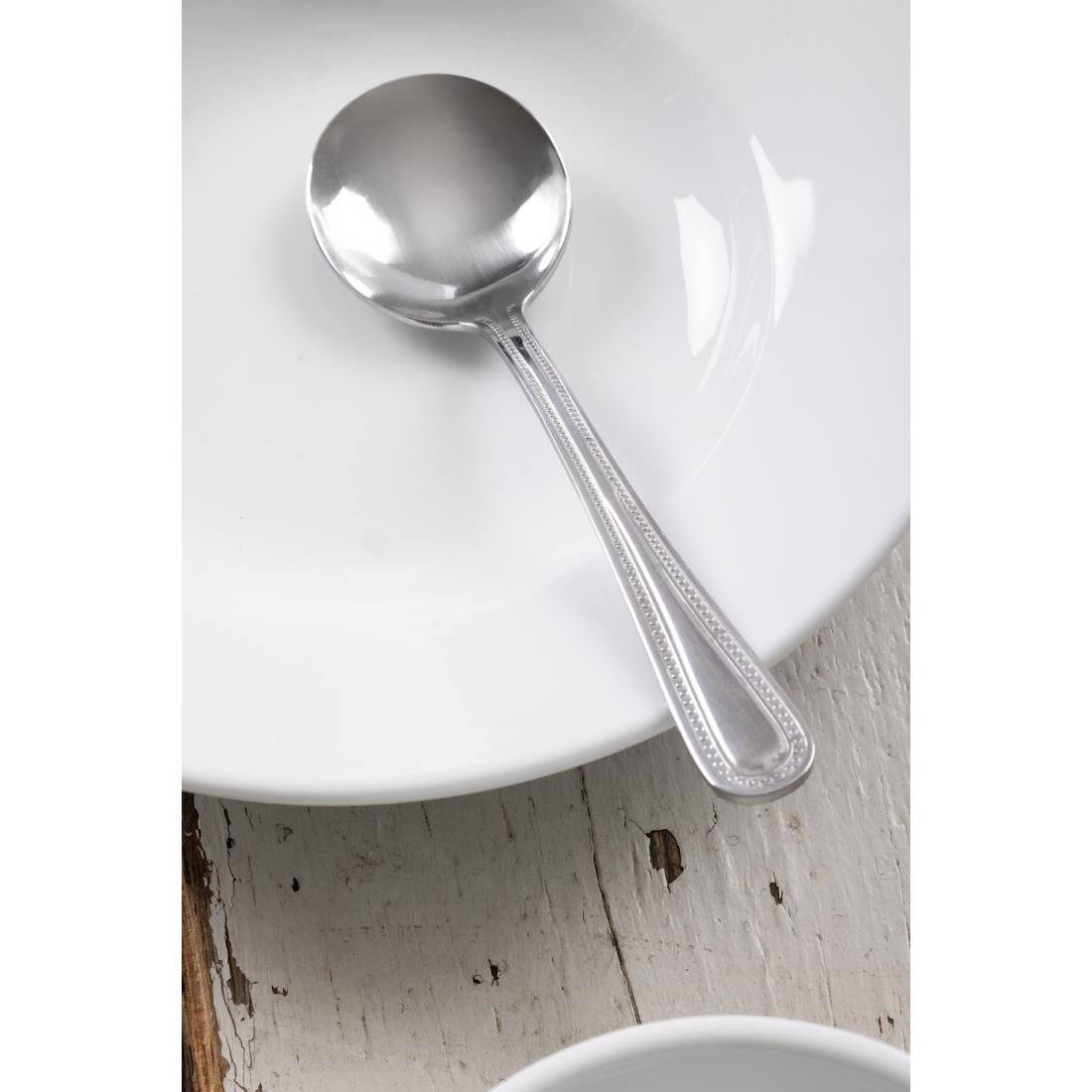 Olympia Bead Soup Spoon (12 Pack)