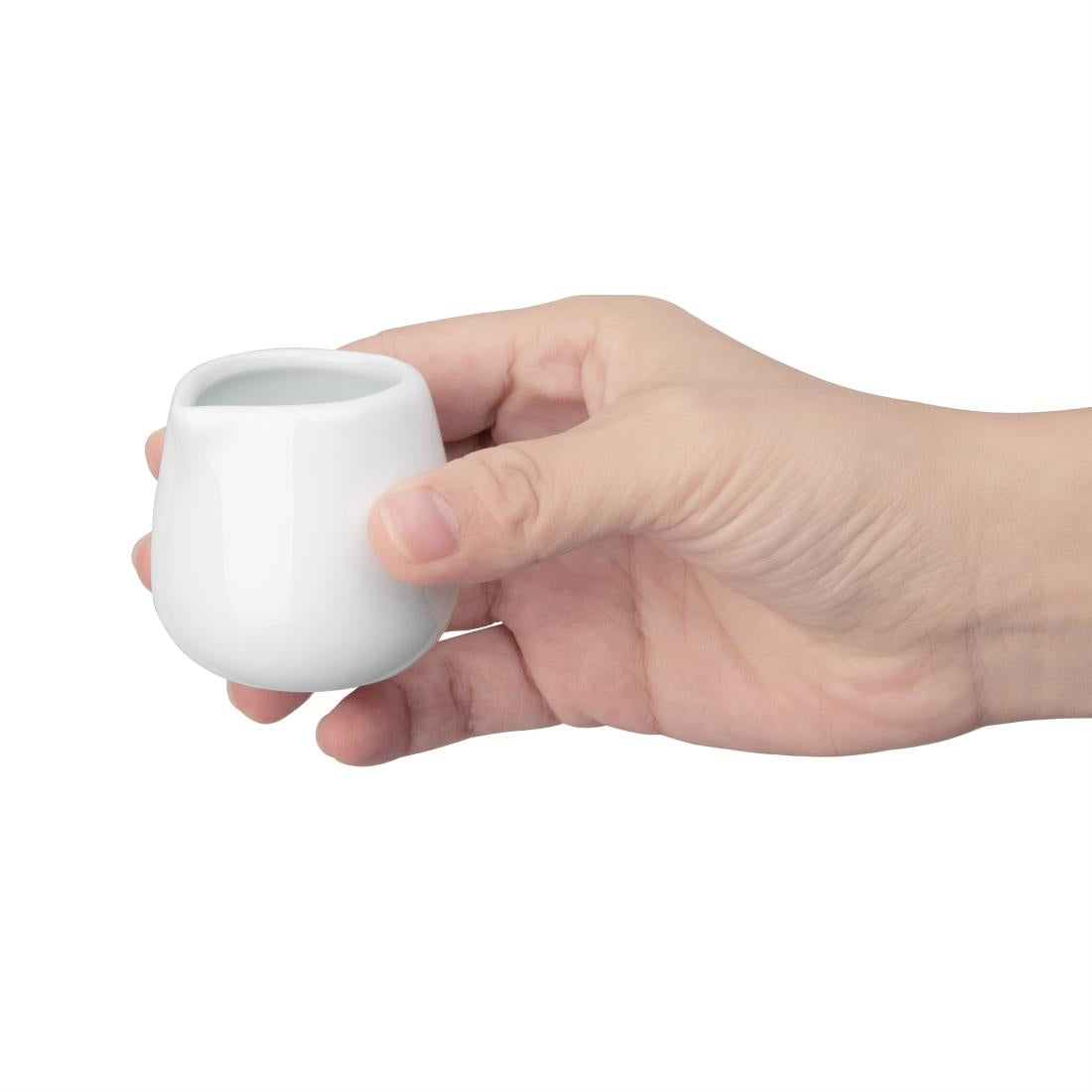 Olympia Whiteware Compact Jugs 43ml (12 Pack)