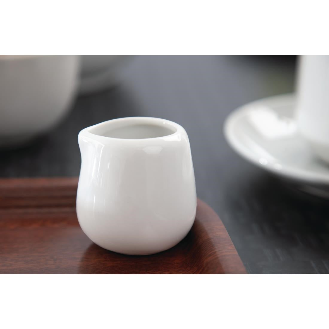 Olympia Whiteware Compact Jugs 43ml (12 Pack)