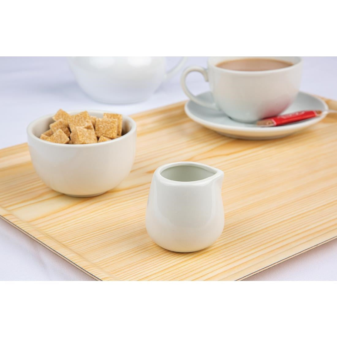 Olympia Whiteware Compact Jugs 85ml (12 Pack)