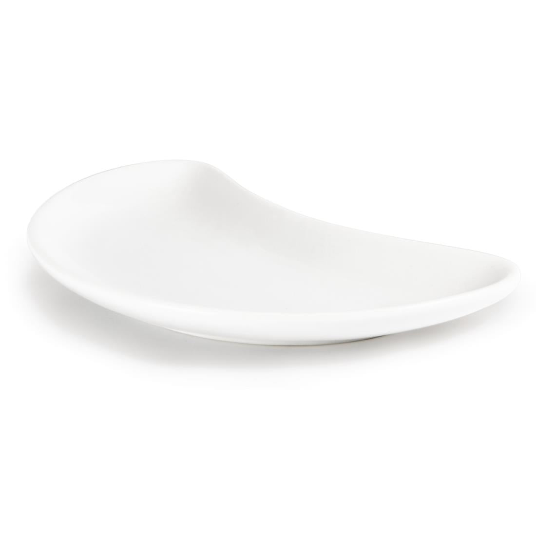 Olympia Whiteware Crescent Salad Plates 200mm (12 Pack)