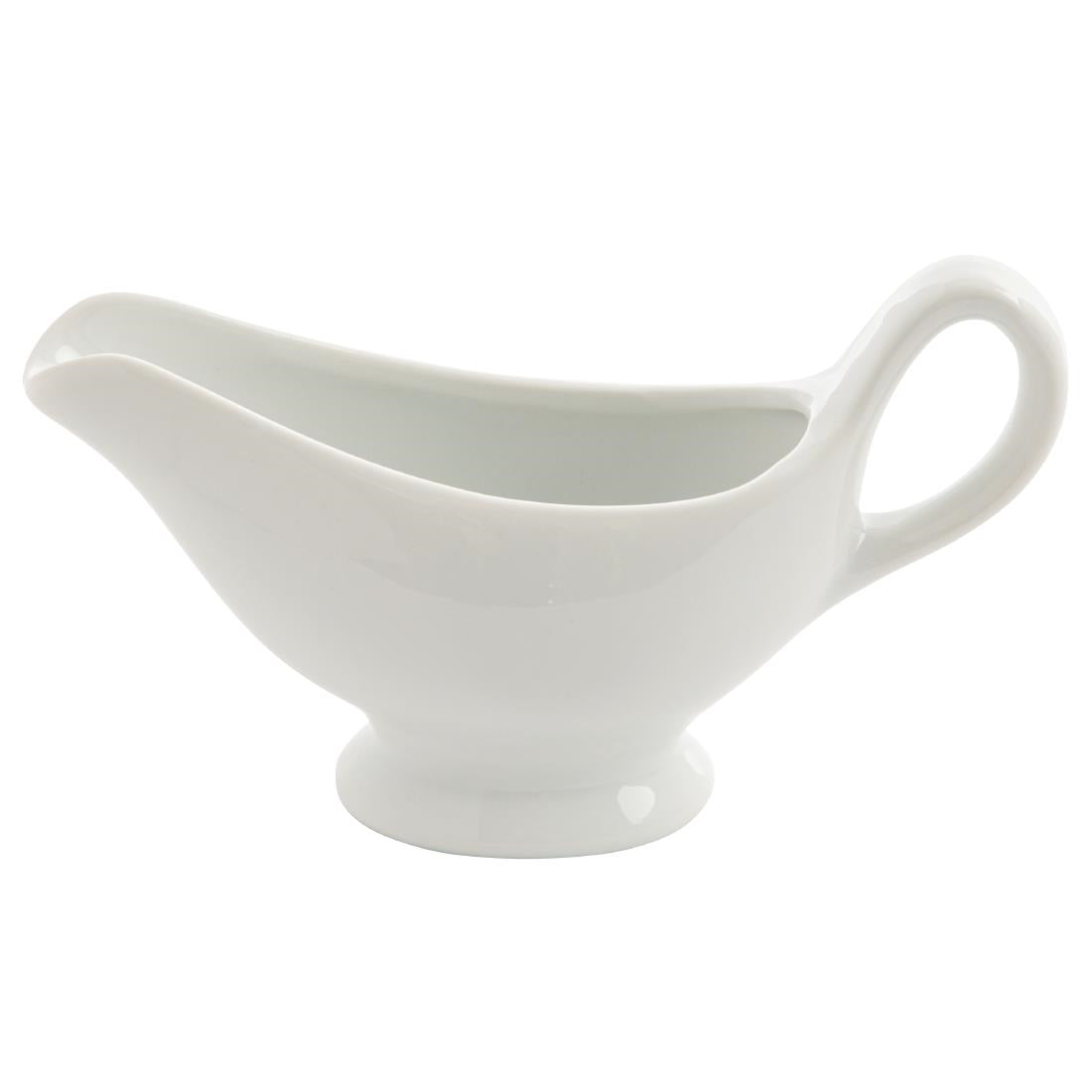 Olympia Whiteware Gravy Boats 180ml (6 Pack)