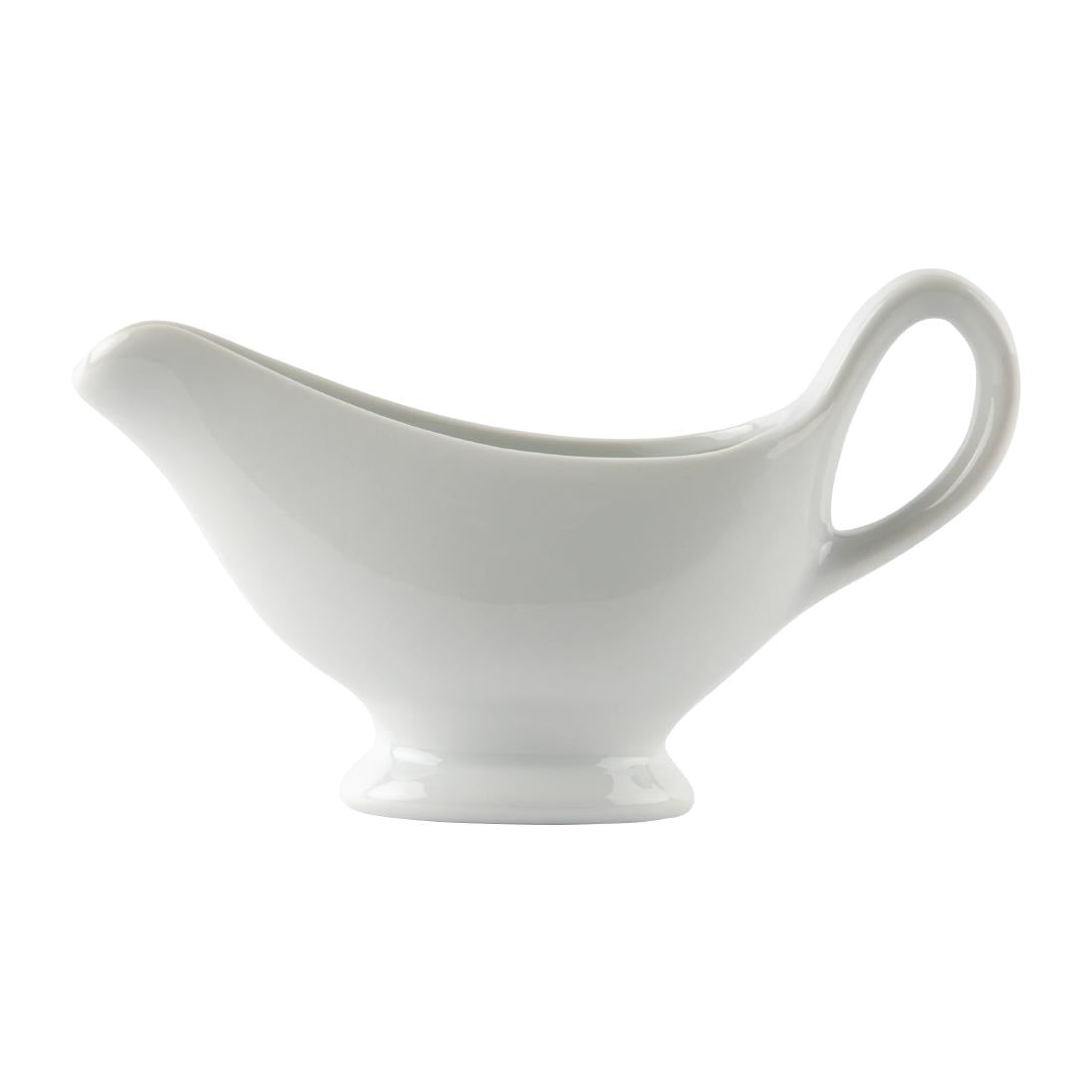Olympia Whiteware Gravy Boats 180ml (6 Pack)