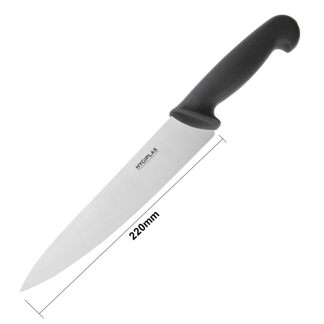 Hygiplas Chef Knife Black 21.8cm