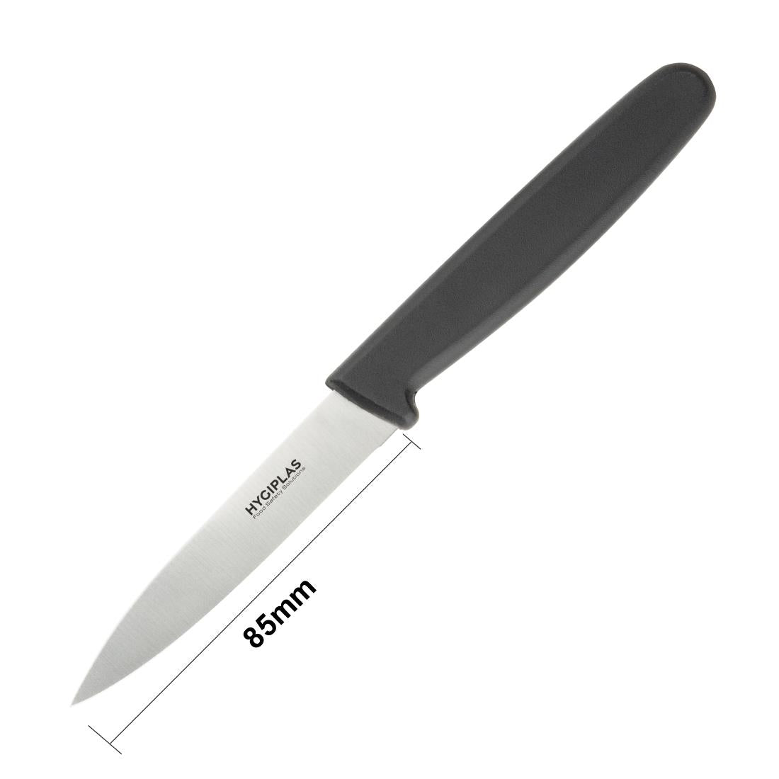 Stainless Steel Paring Knife Black 8.5cm