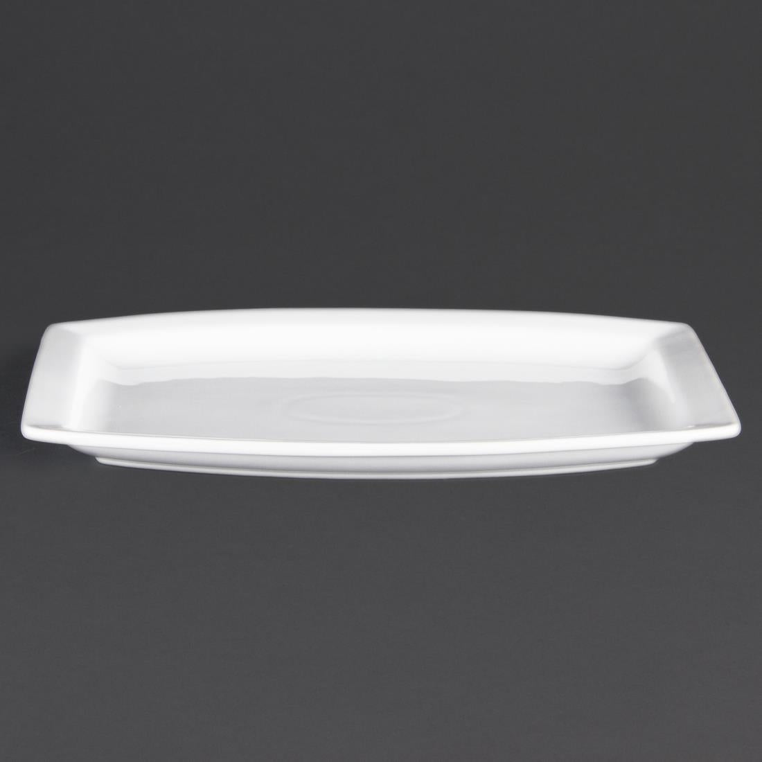 Olympia Whiteware Rectangular Plates 320mm (6 Pack)