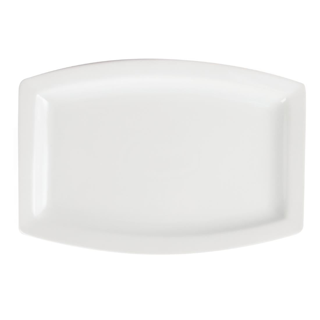 Olympia Whiteware Rectangular Plates 320mm (6 Pack)