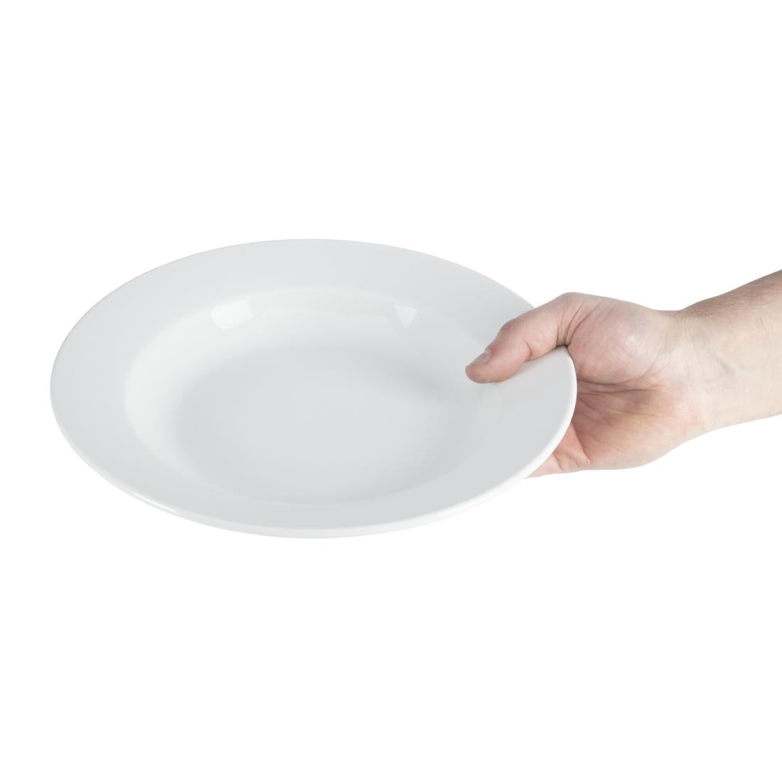 Olympia Whiteware Deep Plates 270mm (6 Pack)
