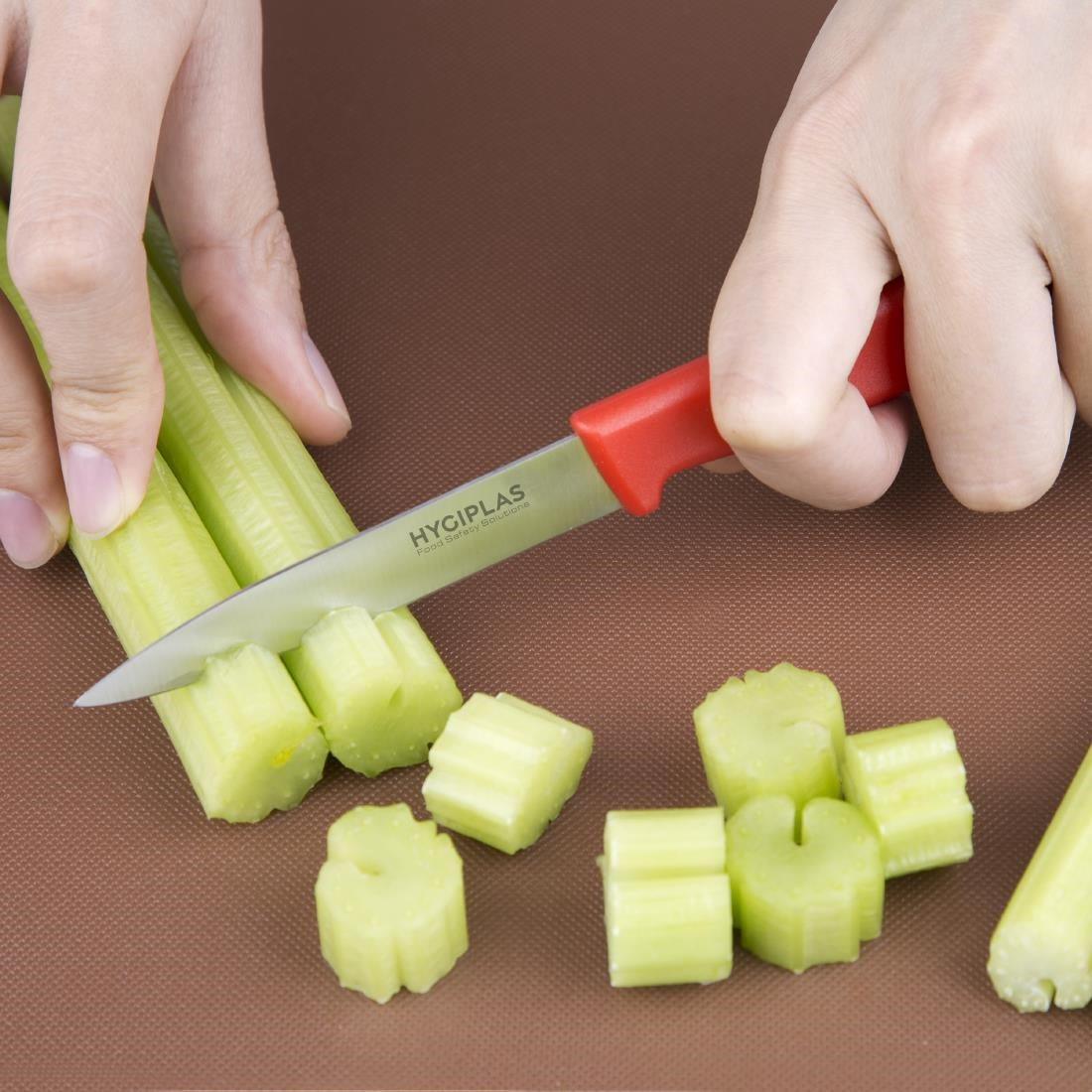 Hygiplas Paring Knife Red 8.5cm