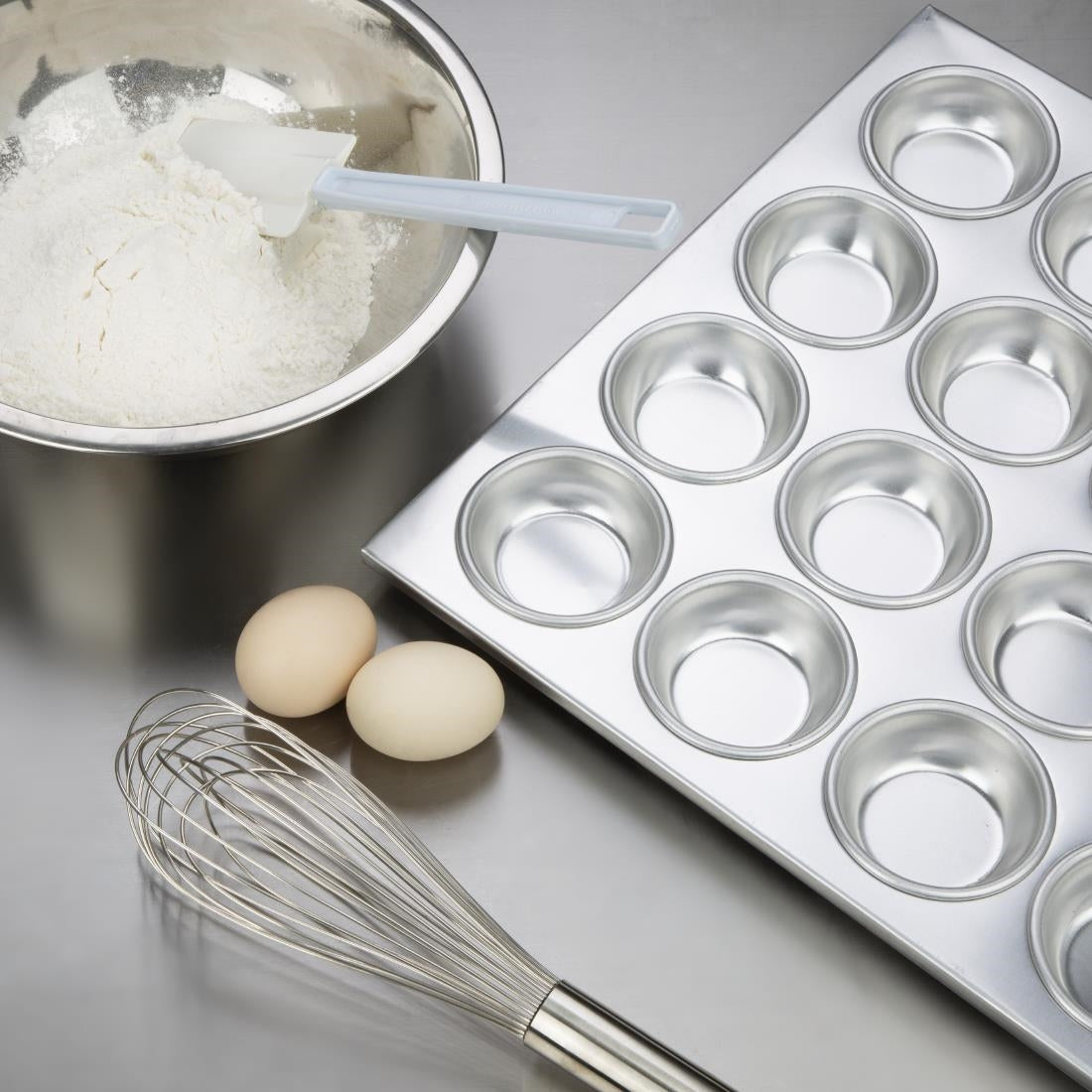 Vogue Aluminium Muffin Tray 24 Cup