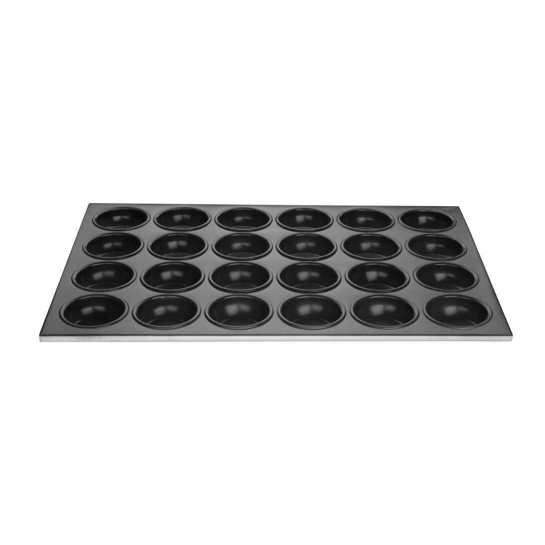 Vogue Aluminium Non-Stick Muffin Tray 24 Cup