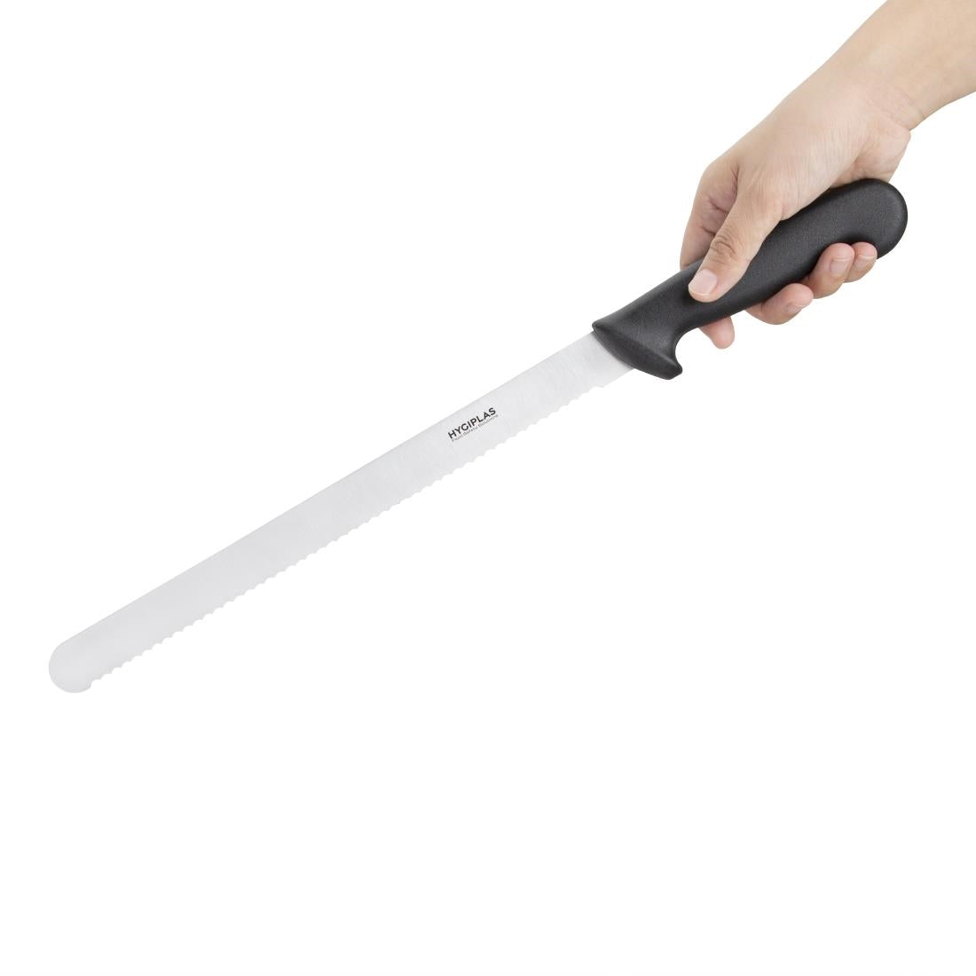 Hygiplas Serrated Slicer Black 30cm