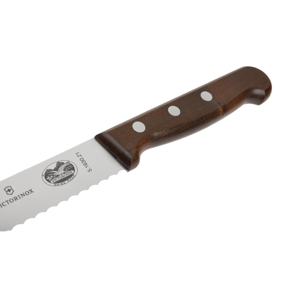Victorinox Serrated Bread Knife Wooden 21.5cm