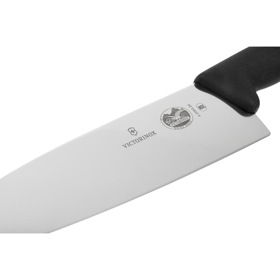 Victorinox Fibrox Extra Broad Carving Knife Black 20.3cm