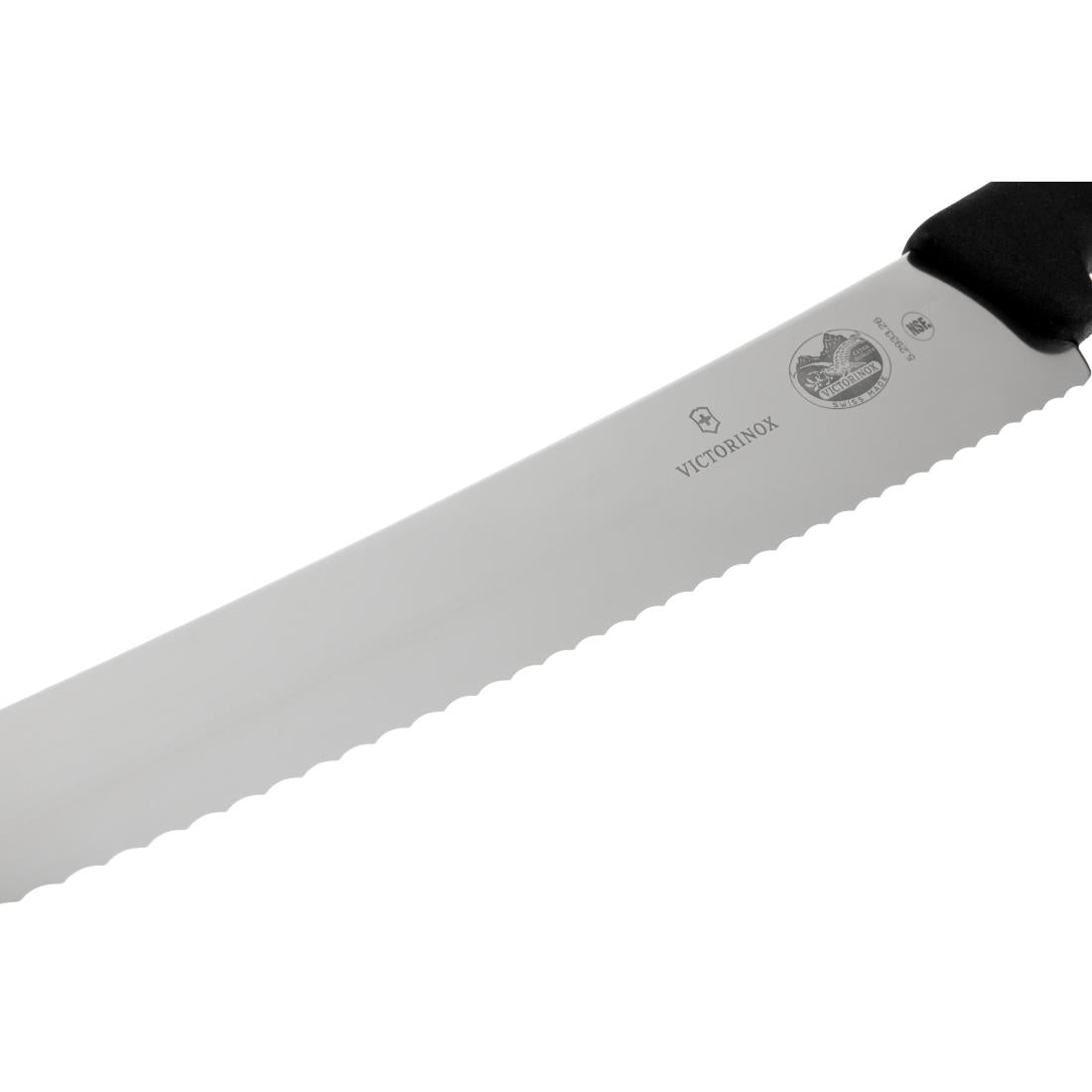 Victorinox Serrated Curved Blade Pastry Knife Black 26cm