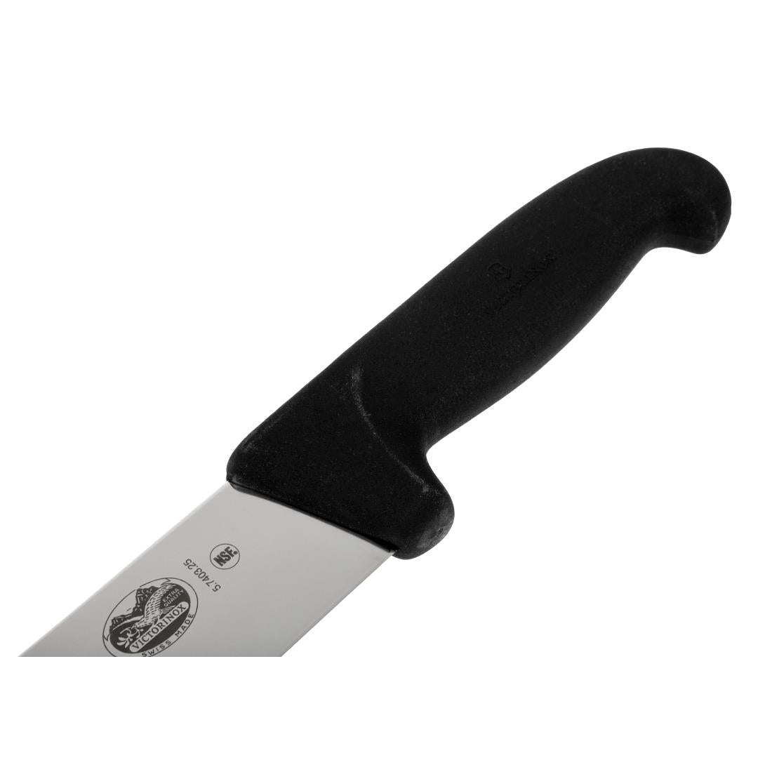 Victorinox Fibrox Butchers Steak Knife Black 25.4cm
