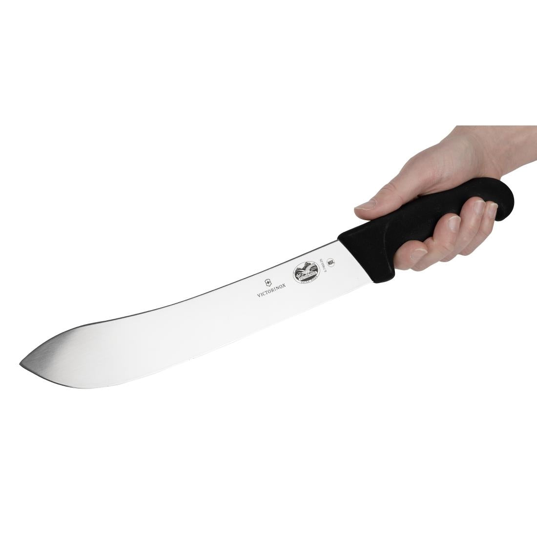 Victorinox Fibrox Butchers Steak Knife Black 25.4cm