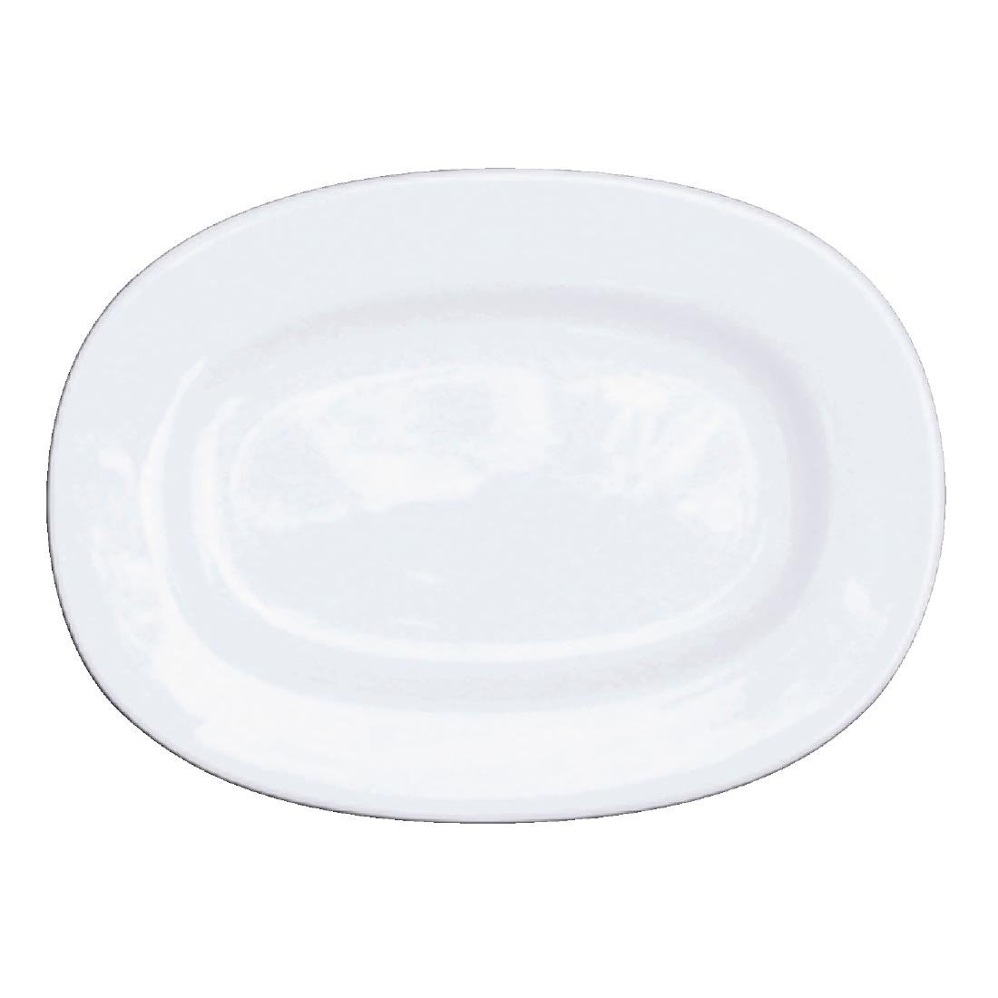 Churchill Alchemy Rimmed Oval Dishes 280mm (6 Pack)