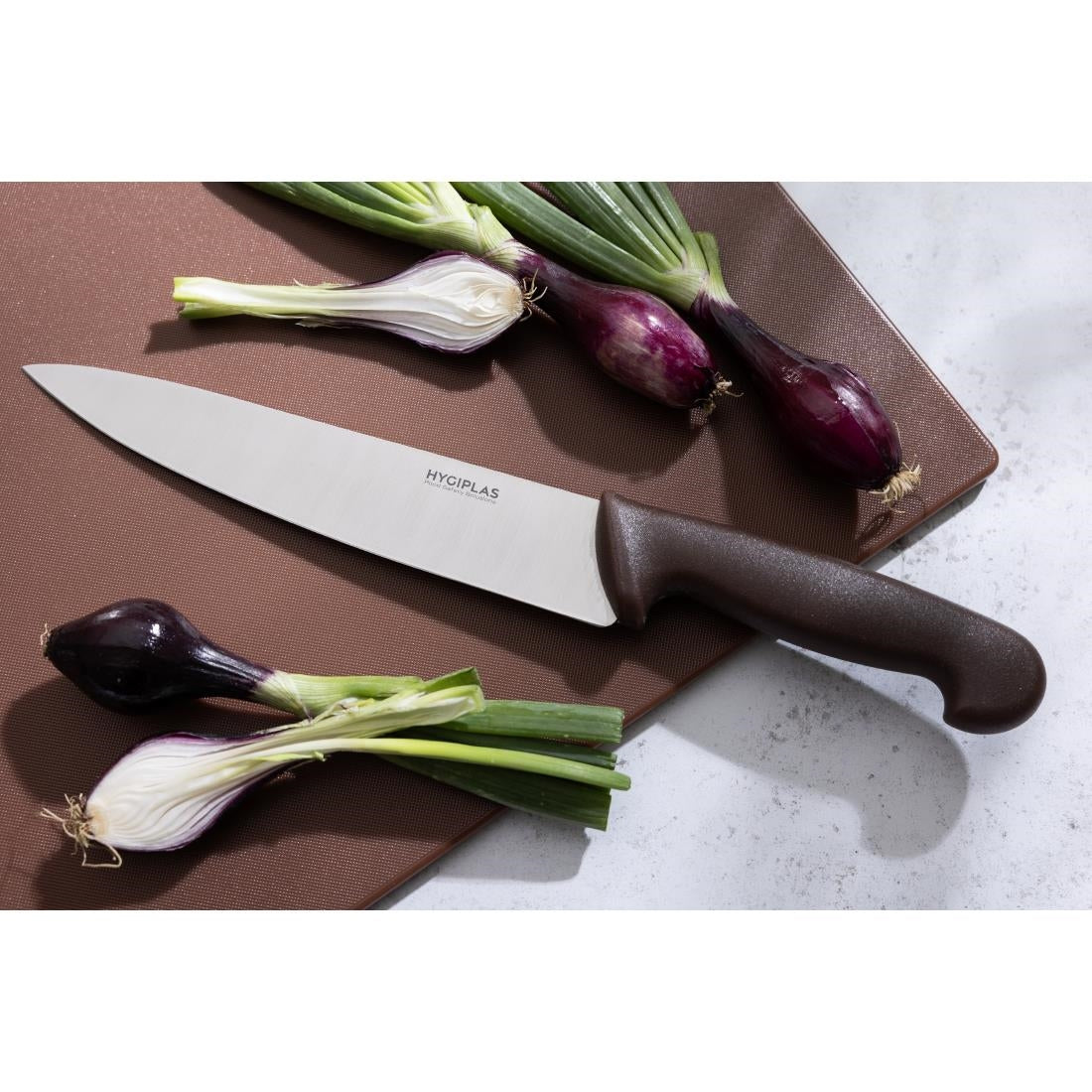 Hygiplas Chef Knife Brown 21.8cm