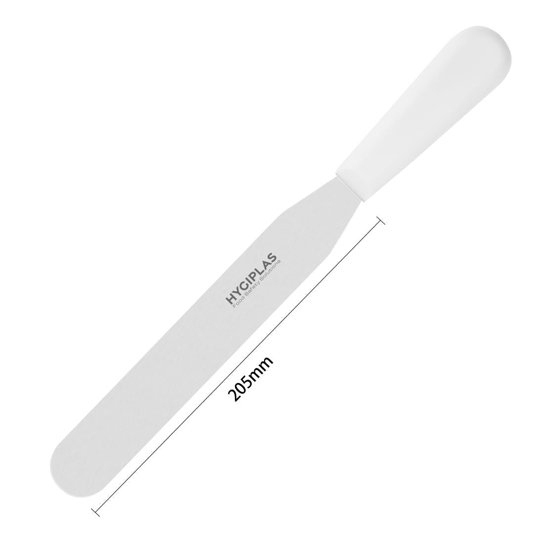 Hygiplas Straight Blade Palette Knife White 20cm