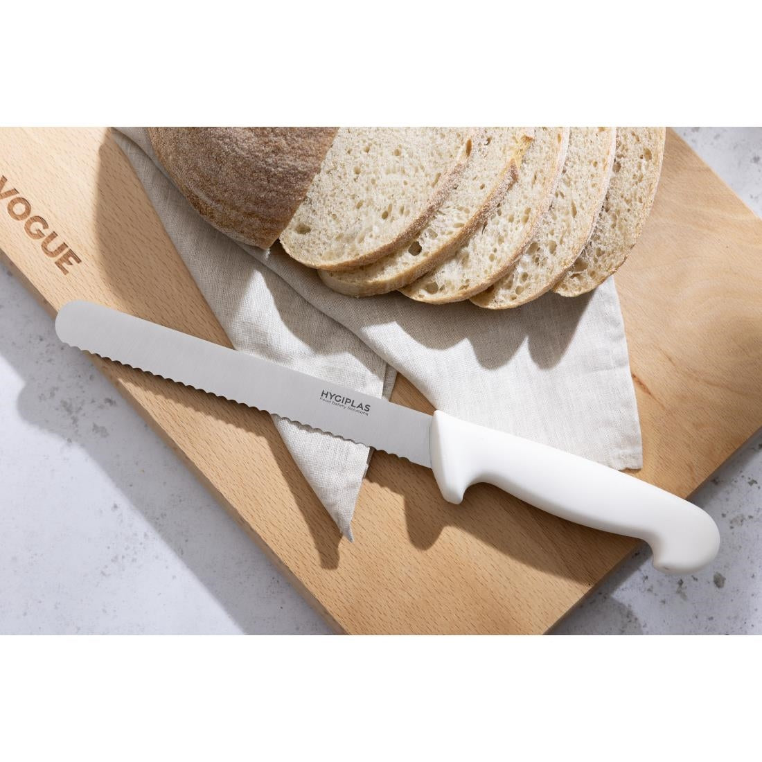 Hygiplas Bread Knife White 20.5cm