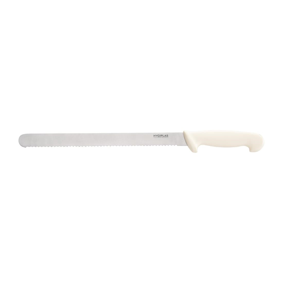 Hygiplas Serrated Slicer White 30.5cm