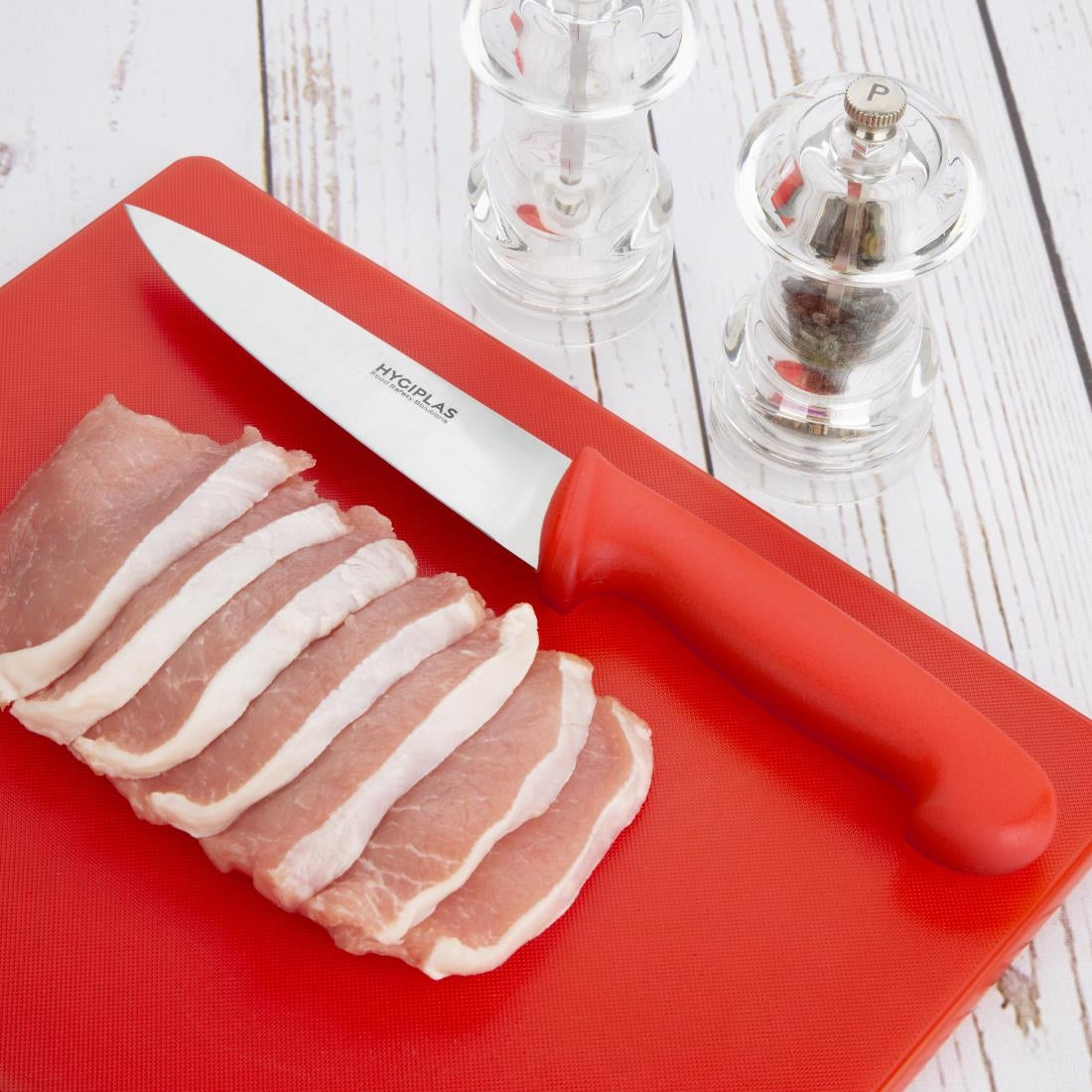 Hygiplas Chef Knife Red 15.5cm