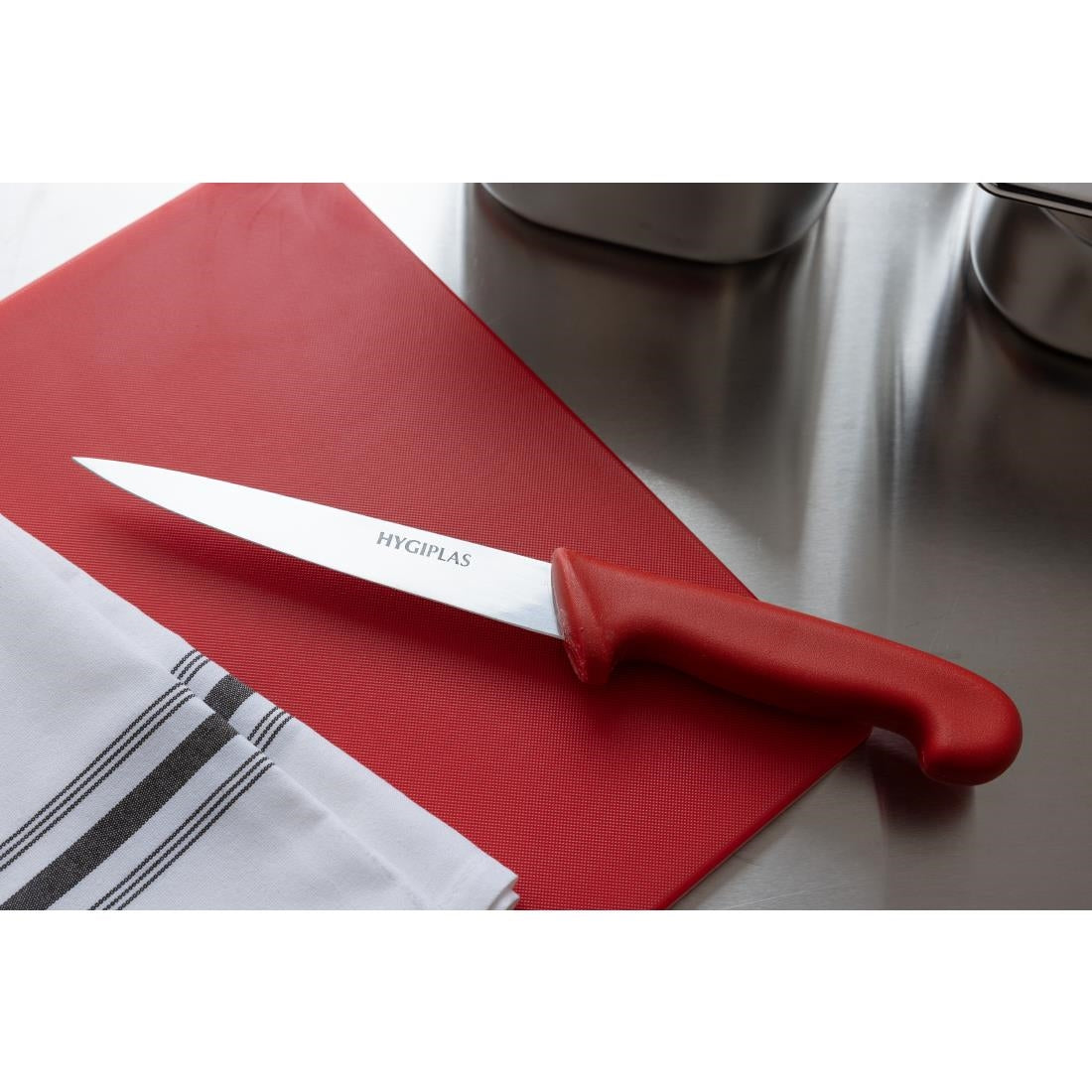 Hygiplas Fillet Knife Red 15cm
