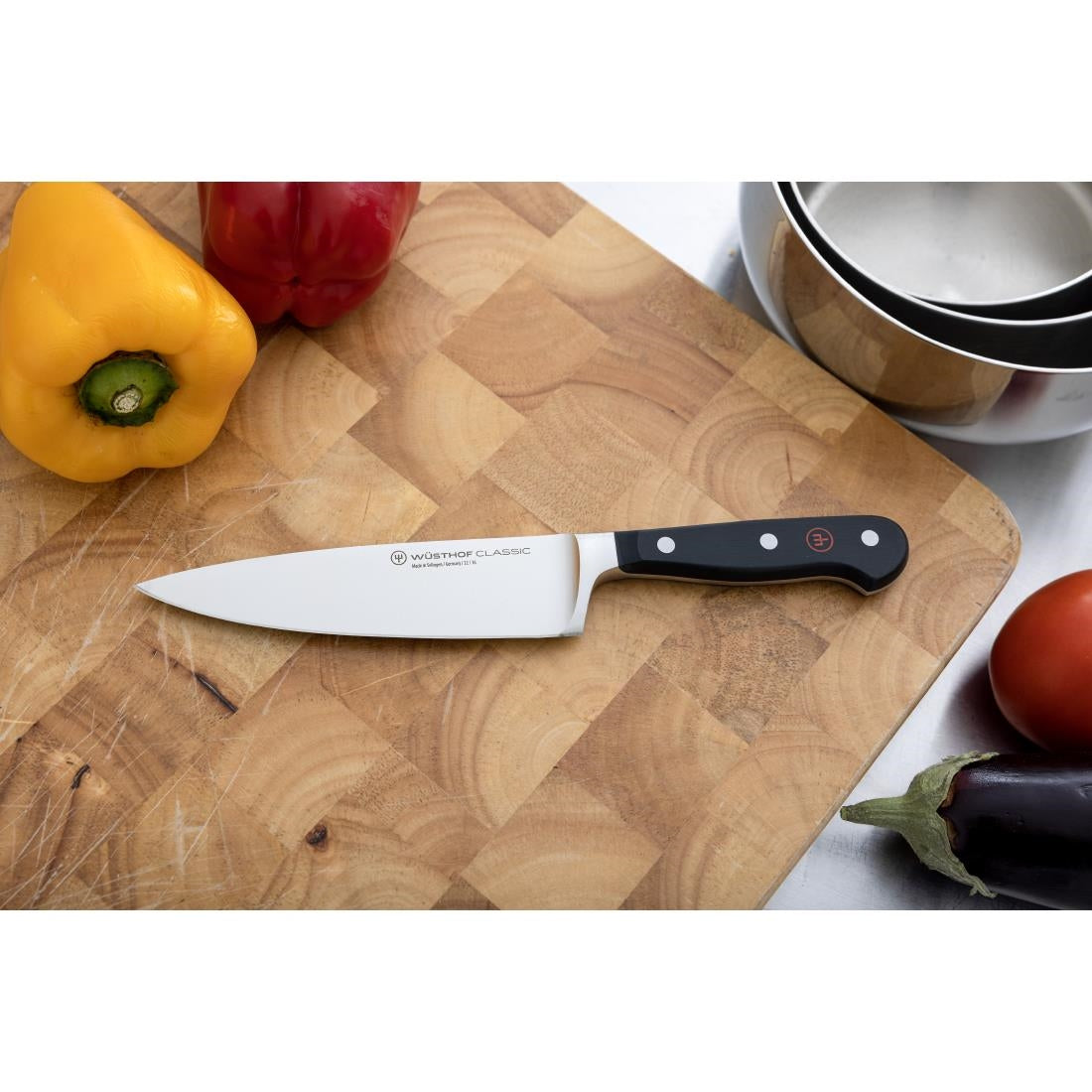 Wüsthof Classic Chef Knife Black 16cm
