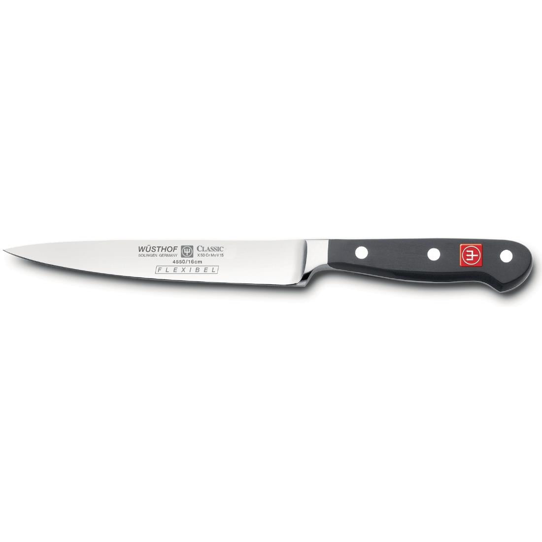 Wüsthof Classic Fillet Knife Black 16cm