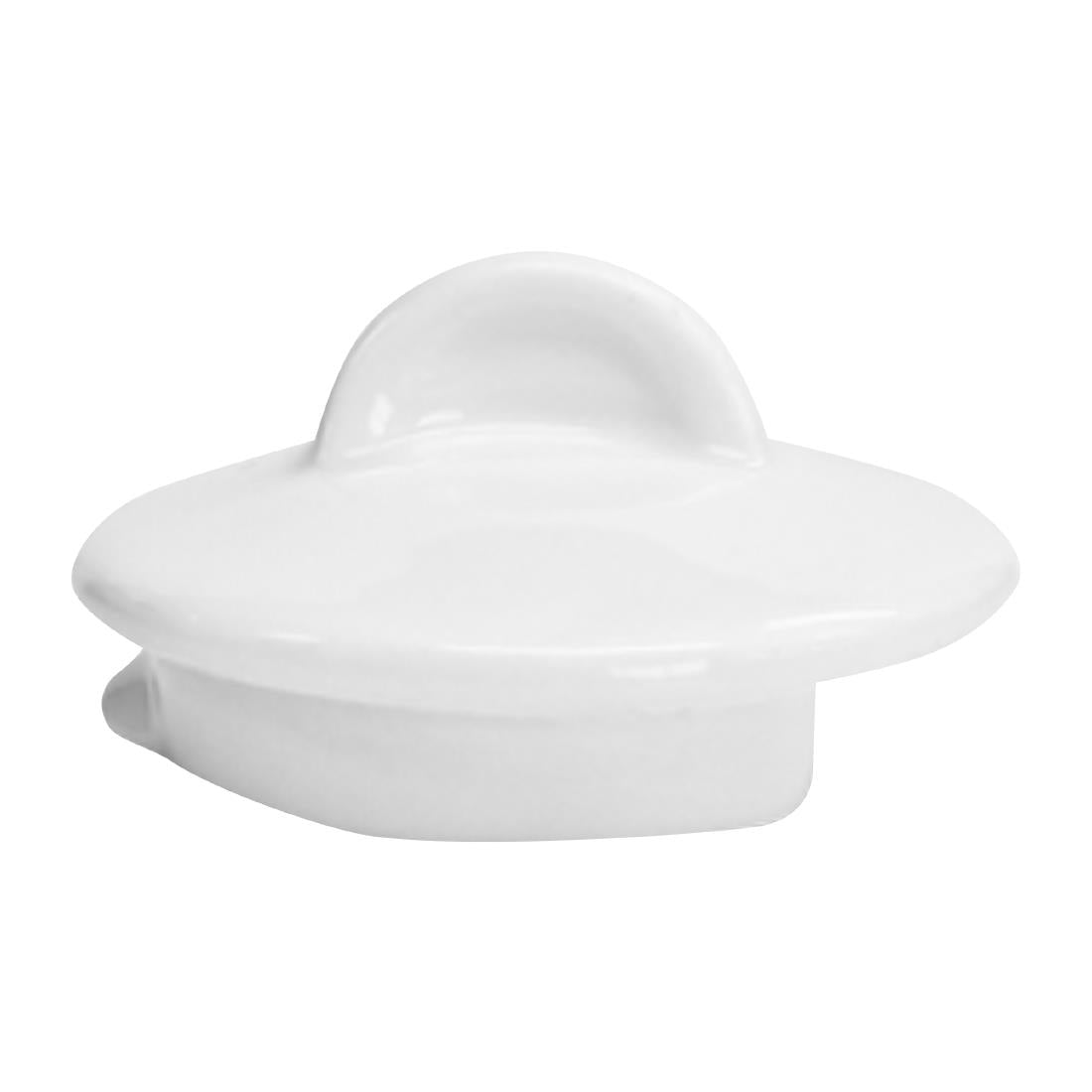 Lids For 511ml Churchill Alchemy White Coffee Pots (6 Pack)
