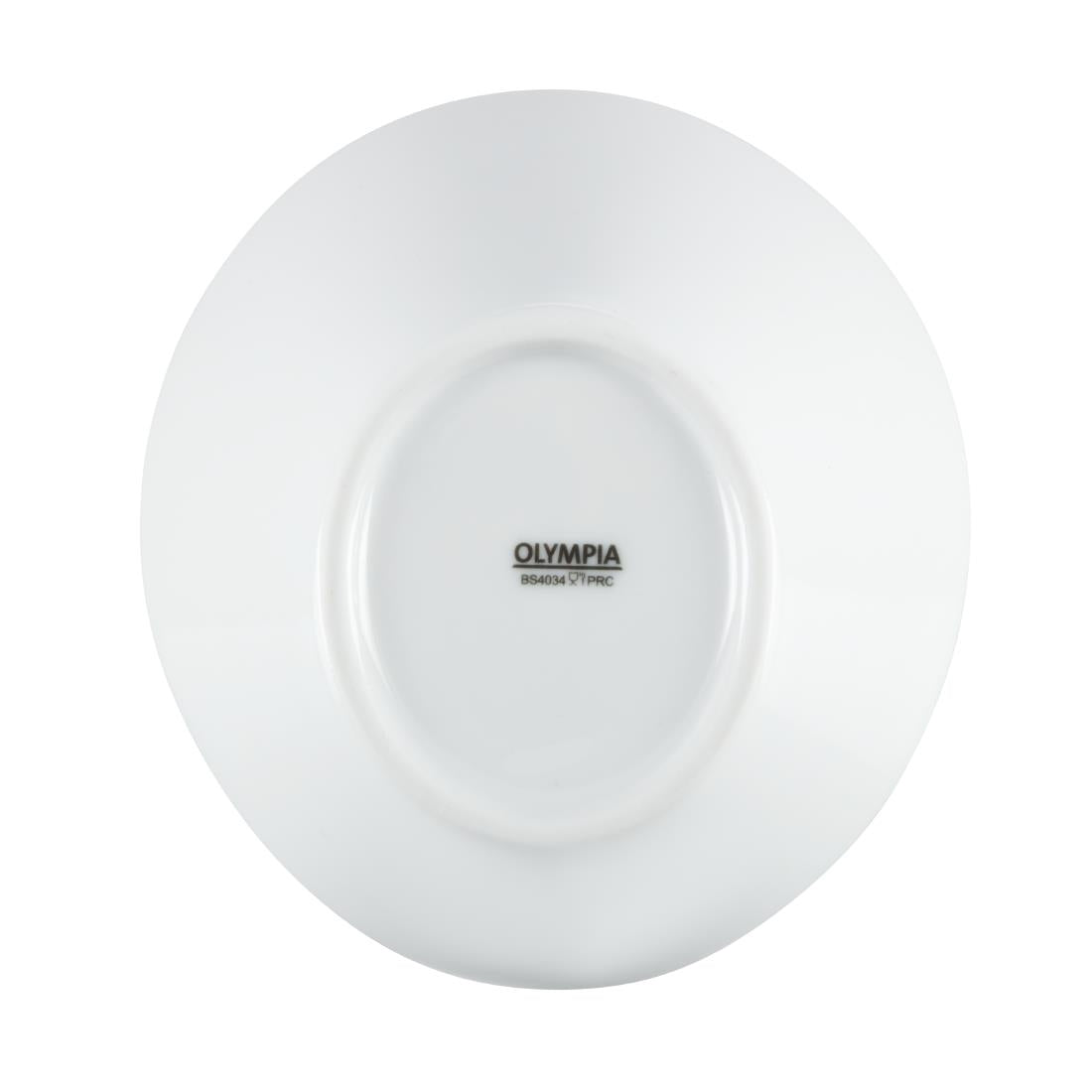 Olympia Whiteware Oval Sloping Bowls 154x133mm (4 Pack)